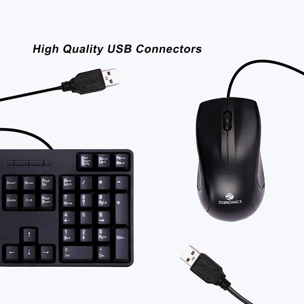 Zebronics USB Keyboard Mouse Combo Judwaa 750 view 5